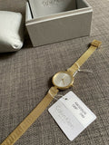 Calvin Klein Authentic White Dial Rose Gold Mesh Bracelet Watch for Women - K8G23526