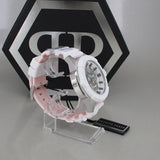 Philipp Plein The Skull White Dial White Silicone Strap Watch for Men - PWAAA1521