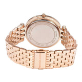 Michael Kors Darci Black Dial Rose Gold Steel Strap Watch for Women - MK3402