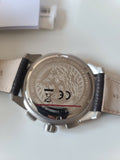 Versace Casual Chronograph Grey Dial Brown Leather Strap Watch for Men - VERG001-18