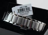 Emporio Armani Renato Quartz Silver Dial Silver Steel Strap Watch For Men - AR11189