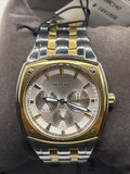 Bulova Classic Multi Function Silver Dial Two Tone Steel Strap Watch for Men - 98C142