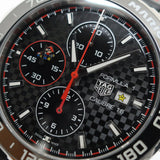 Tag Heuer Formula 1 Mario Kart Chronograph Black Dial Black Leather Strap Watch for Men - CAZ201E.FC6517