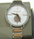Michael Kors Portia Quartz Silver Dial Two Tone Steel Strap Watch For Women - MK3709