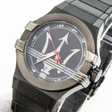 Maserati Potenza 42mm Black Analog Dial Black Strap Watch For Men - R8853108003