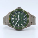 Tag Heuer Aquaracer Professional 300 Automatic Green Dial Silver Steel Strap Watch for Men - WBP208B.BF0631