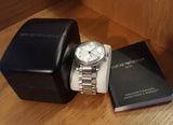 Emporio Armani Classic Silver Dial Silver Steel Strap Watch for Men - AR5894