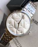 Emporio Armani Modern Silver Dial Silver Steel Strap Watch for Women - AR11213