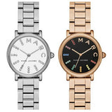Marc Jacobs Roxy White Dial Silver Steel Strap Watch for Women - MJ3568