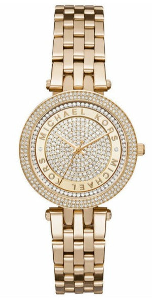 Michael Kors Darci Gold Dial Gold Steel Strap Watch for Women - MK3445