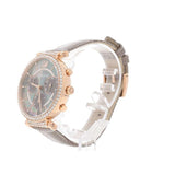 Swarovski Passage Chrono Grey Dial Grey Leather Strap Watch for Women - 5580348