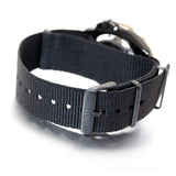 Seiko 5 Sports Automatic Blue Dial Black NATO Strap Watch for Men - SBSA098