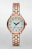 Marc Jacobs Betty Mother of Pearl White Dial Rose Gold Steel Strap Watch for Women - MJ3511