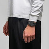 D1 Milano Ultra Thin Shadow Black Dial Black Steel Strap Watch for Men - D1-UTBJSH