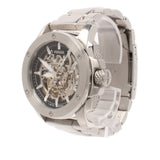 Fossil Modern Machine Automatic Silver Dial Silver Steel Strap Watch for Men - ME3081