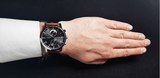 Tommy Hilfiger Kane Grey Dial Brown Leather Strap Watch for Men - 1710398