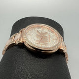 Michael Kors Sofie Quartz Crystals Crystals Rose Gold Dial Rose Gold Steel Strap Watch For Women - MK4336