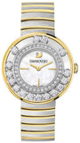 Swarovski Lovely Crystals Mother of Pearl Dial Two Tone Steel Strap Watch for Women - 1187022