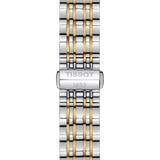 Tissot T Classic Carson Quartz White Dial Two Tone Steel Strap Watch for Men - T085.410.22.013.00