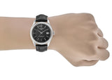 Tissot Ballade Powermatic 80 Cosc Black Dial Black Leather Strap Watch For Men - T108.408.16.057.00