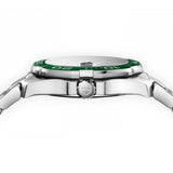 Tag Heuer Aquaracer Calibre 5 Green Dial Silver Steel Strap Watch for Men - WAY201S.BA0927