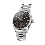 Tag Heuer Carrera Black Dial Silver Steel Strap Watch for Men - WBN2113.BA0639