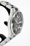 Tag Heuer Aquaracer Quartz Black Dial Two Tone Steel Strap Watch for Men - WAY131A.BA0913