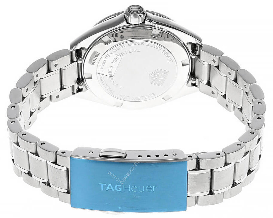 Tag Heuer Formula 1 Diamonds Mother of Pearl White Dial Silver Steel Strap Watch for Women - WBJ141A.BA0664