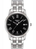 Tissot T Classic Black Dial Silver Steel Strap Watch for Men - T063.610.11.058.00