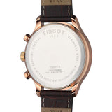 Tissot T Classic Tradition Chronograph White Dial Brown Leather Strap Watch For Men - T063.617.36.037.00