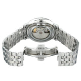Tissot T Classic Carson Premium Powermatic 80 Black Dial Silver Steel Strap Watch For Men - T122.407.11.051.00