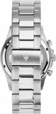 Maserati Competizione Chronograph Black Dial Silver Steel Strap Watch For Men - R8873600008
