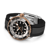 Breitling Superocean Automatic 42 Black Dial Black Rubber Strap Watch for Men - U17375211B1S1