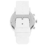 Lacoste 12.12 Chronograph White Dial White Silicon Strap Watch for Men  - 2011246