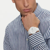 Lacoste 12.12 Chronograph White Dial White Silicon Strap Watch for Men  - 2011246