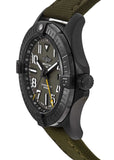 Breitling Avenger Automatic GMT 45 Night Mission Green Dial Green Nylon Strap Watch for Men - V323952A1L1X1
