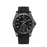 Breitling Aerospace Evo Black Dial Black Rubber Strap Watch for Men - V79363101B1S1