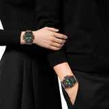 Versace Icon Active Chronograph Black Dial Black Rubber Strap Unisex Watch - VE8P00224