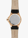 Guess Force Analog Black Dial Black Leather Strap Watch For Men - W0674G6