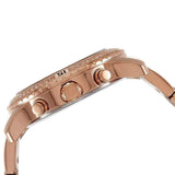 Guess Confetti Pink Dial Rose Gold Steel Strap Watch For Women - W0774L3