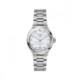 Tag Heuer Carrera Diamonds Mother of Pearl Dial Silver Steel Strap Watch for Women - WBN2412.BA0621