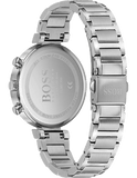 Hugo Boss Flawless Silver Dial Silver Steel Strap Watch for Women - 1502530