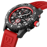 Breitling Endurance Pro The University of Alabama Black Dial Red Rubber Strap Watch for Men - X823102C1B1S1