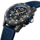 Breitling Endurance Pro United States Naval Academy Black Dial Blue Rubber Strap Watch for Men - X823103C1B1S1