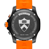 Breitling Endurance Pro Princeton University Edition Black Dial Orange Rubber Strap Watch for Men - X823104C1B1S1