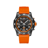 Breitling Endurance Pro Princeton University Edition Black Dial Orange Rubber Strap Watch for Men - X823104C1B1S1