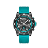 Breitling Endurance Pro Ironman 70.3 World Championship Grey Dial Turquoise Rubber Strap Watch for Men - X823105C1M1S1