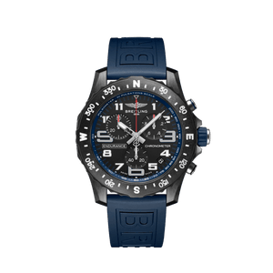 Breitling Endurance Pro Black Dial Blue Rubber Strap Watch for Men - X82310D51B1S1