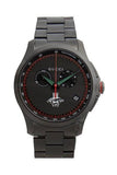 Gucci G-Timeless Chronograph Black Dial Black Steel Strap Watch For Men - YA126269