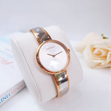Calvin Klein Seduce Silver Dial Two Tone Steel Strap Watch for Women - K4E2N61Y